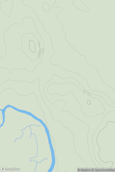 Thumbnail image for Blackwater Hill showing contour plot for surrounding peak