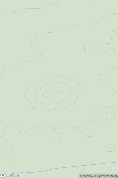 Thumbnail image for Knole Hill showing contour plot for surrounding peak