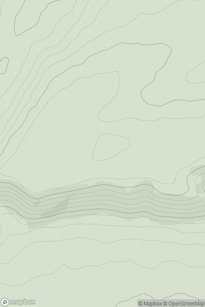 Thumbnail image for Golden Ball Hill showing contour plot for surrounding peak