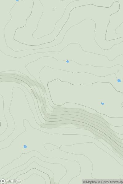 Thumbnail image for Haydown Hill showing contour plot for surrounding peak