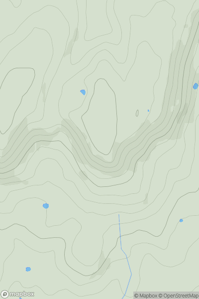 Thumbnail image for Pitch Hill showing contour plot for surrounding peak