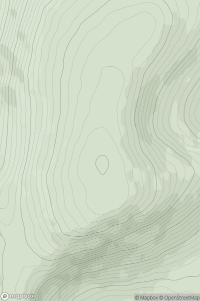 Thumbnail image for Lochcraig Head showing contour plot for surrounding peak