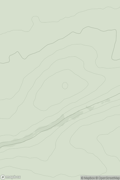 Thumbnail image for Roundway Hill showing contour plot for surrounding peak