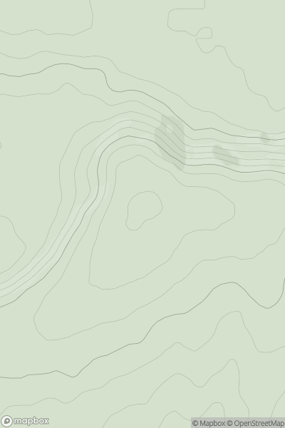 Thumbnail image for Ladle Hill showing contour plot for surrounding peak