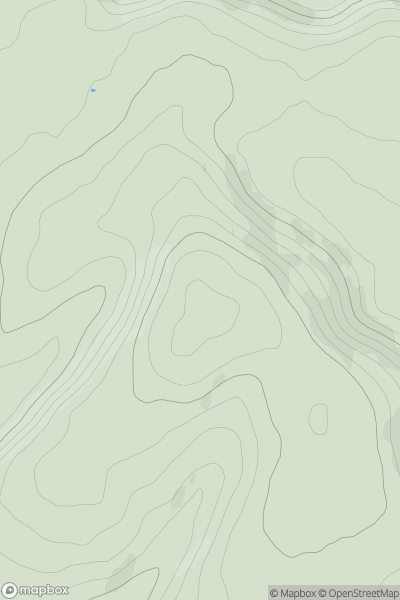 Thumbnail image for West Harting Down showing contour plot for surrounding peak