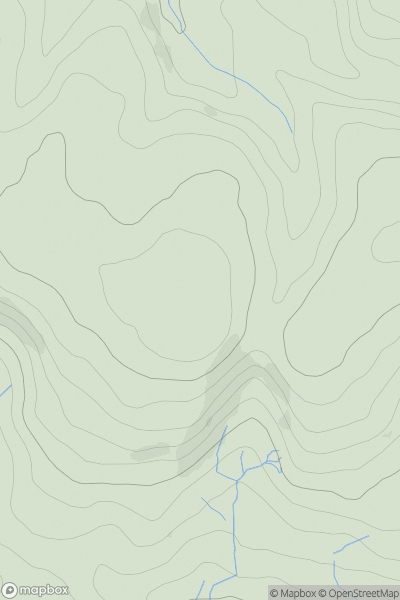 Thumbnail image for Crockham Hill showing contour plot for surrounding peak