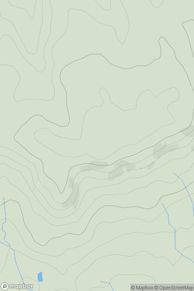 Thumbnail image for Bayley's Hill showing contour plot for surrounding peak