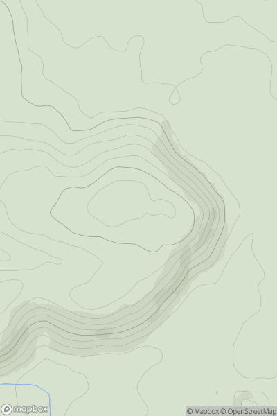 Thumbnail image for Noar Hill showing contour plot for surrounding peak