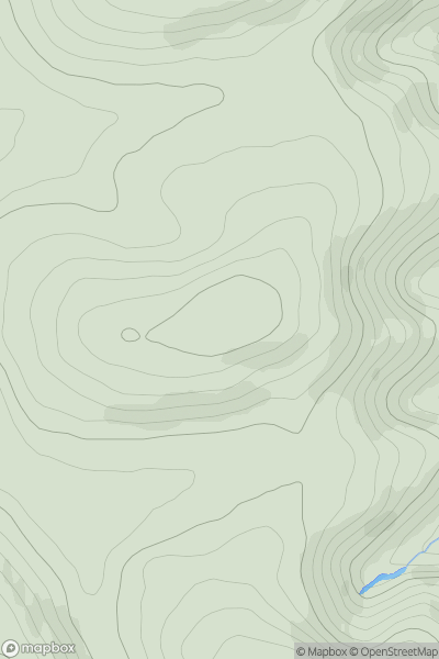 Thumbnail image for Farm Hill showing contour plot for surrounding peak