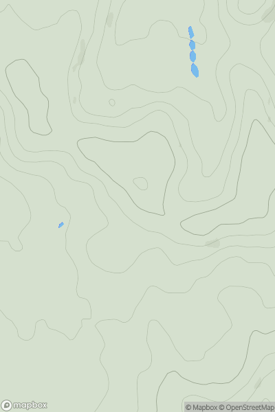 Thumbnail image for Raspit Hill showing contour plot for surrounding peak
