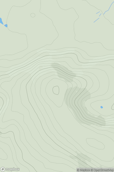 Thumbnail image for Wolstonbury Hill showing contour plot for surrounding peak