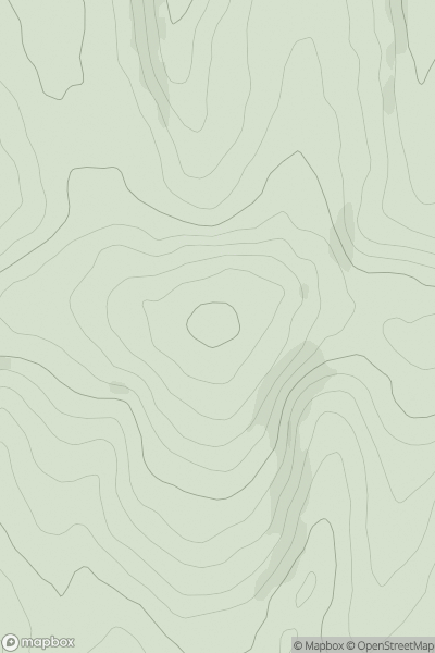Thumbnail image for St Roche's Hill showing contour plot for surrounding peak