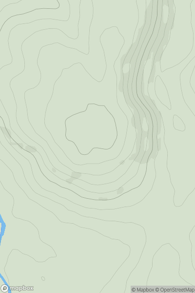 Thumbnail image for Henwood Down showing contour plot for surrounding peak