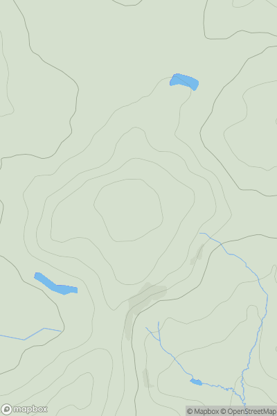 Thumbnail image for Cottage Hill showing contour plot for surrounding peak