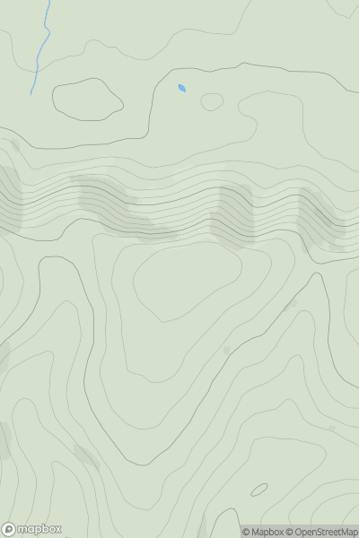 Thumbnail image for Edburton Hill showing contour plot for surrounding peak