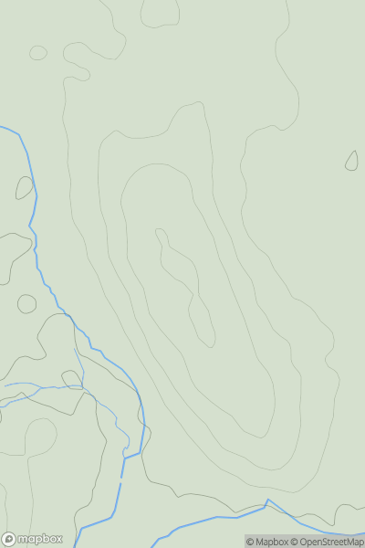 Thumbnail image for Waden Hill showing contour plot for surrounding peak