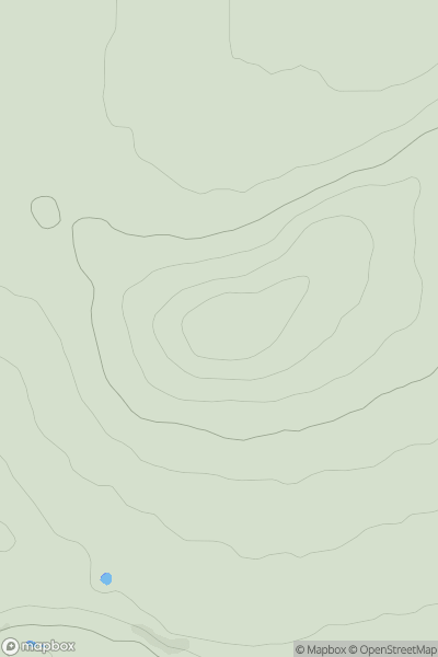 Thumbnail image for Etchilhampton Hill showing contour plot for surrounding peak