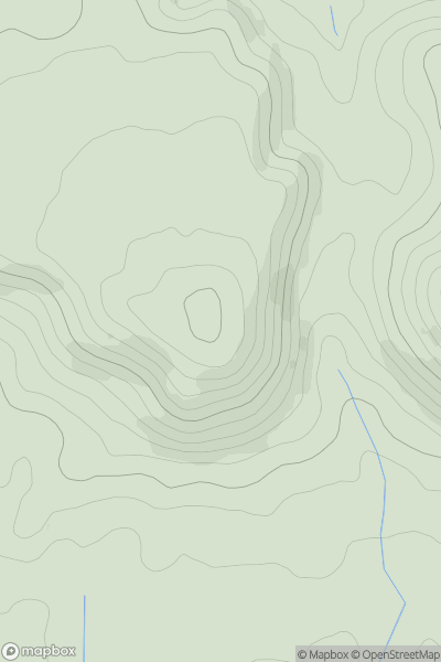 Thumbnail image for Breakneck Hill showing contour plot for surrounding peak