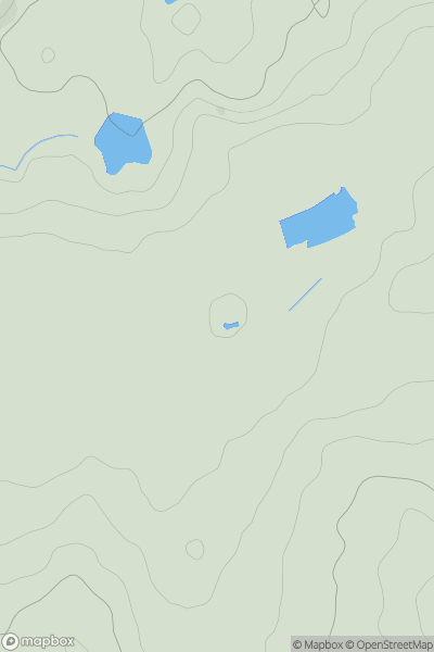 Thumbnail image for Bricksbury Hill showing contour plot for surrounding peak