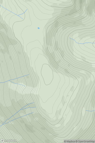 Thumbnail image for Carrifran Gans showing contour plot for surrounding peak
