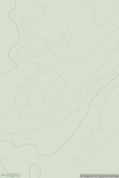 Thumbnail image for Carvers Hill showing contour plot for surrounding peak
