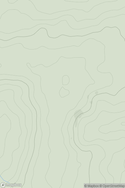 Thumbnail image for Frant Hill showing contour plot for surrounding peak