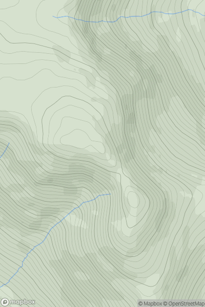 Thumbnail image for Under Saddle Yoke showing contour plot for surrounding peak