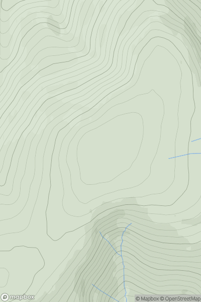 Thumbnail image for Dun Rig showing contour plot for surrounding peak