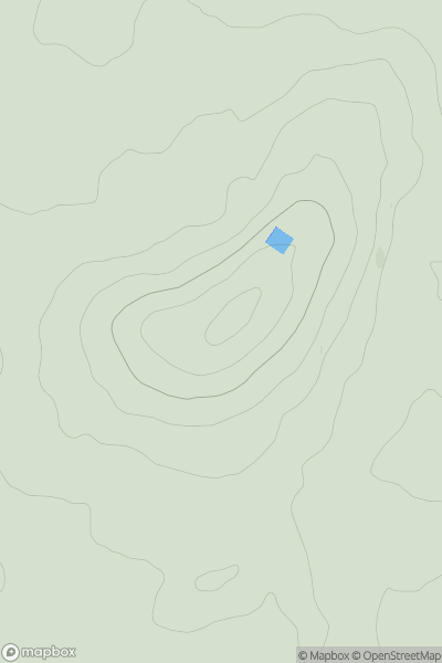 Thumbnail image for Quarley Hill showing contour plot for surrounding peak