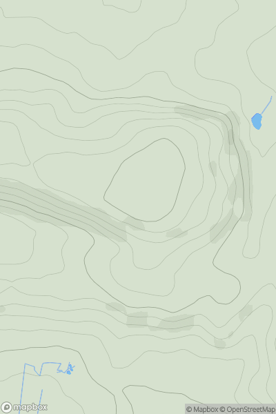 Thumbnail image for Brook Down showing contour plot for surrounding peak