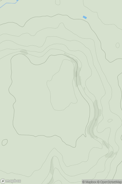 Thumbnail image for Rhode Hill showing contour plot for surrounding peak