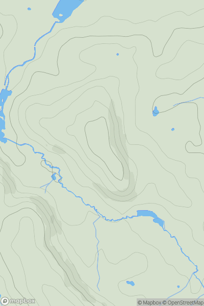 Thumbnail image for Longmoor showing contour plot for surrounding peak
