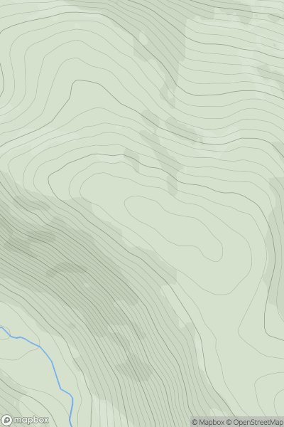 Thumbnail image for Carlavin Hill showing contour plot for surrounding peak