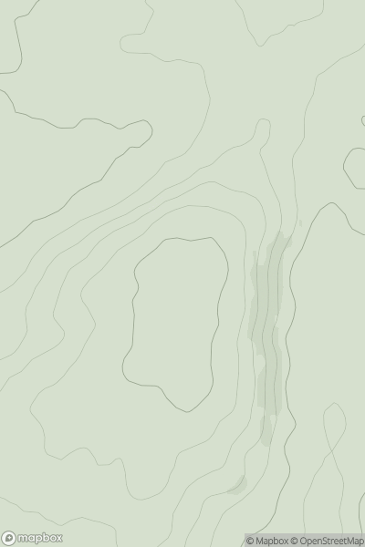 Thumbnail image for Hinton Down showing contour plot for surrounding peak