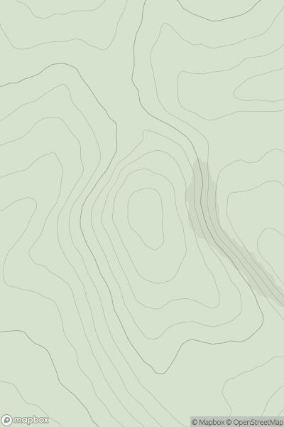 Thumbnail image for Steep Down showing contour plot for surrounding peak