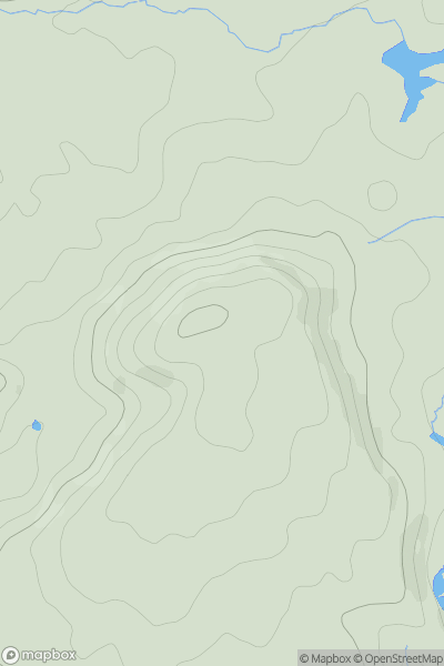 Thumbnail image for Dunner Hill showing contour plot for surrounding peak