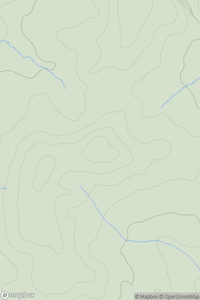 Thumbnail image for Butcher's Cross showing contour plot for surrounding peak