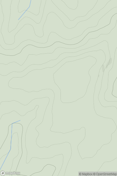 Thumbnail image for Bidborough Hill showing contour plot for surrounding peak