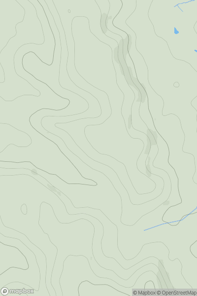 Thumbnail image for Yewtree Nob showing contour plot for surrounding peak