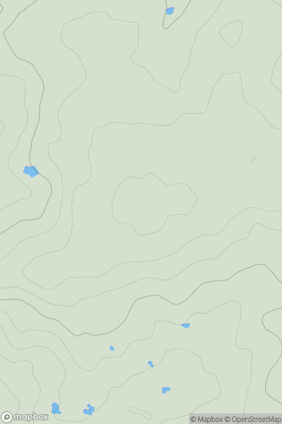 Thumbnail image for Blackbush Wood Hill showing contour plot for surrounding peak