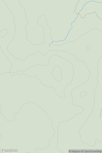 Thumbnail image for Worthy Hill showing contour plot for surrounding peak