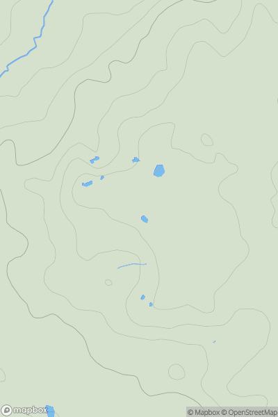 Thumbnail image for Lodge Inclosure showing contour plot for surrounding peak