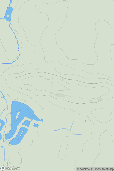 Thumbnail image for Bury Hill showing contour plot for surrounding peak