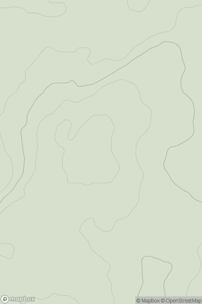 Thumbnail image for Bere Hill showing contour plot for surrounding peak