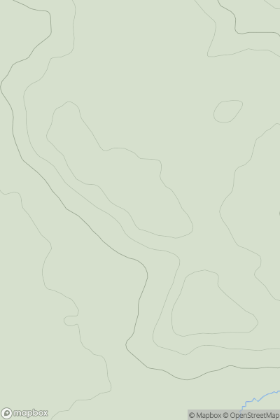 Thumbnail image for Hannington Hill showing contour plot for surrounding peak