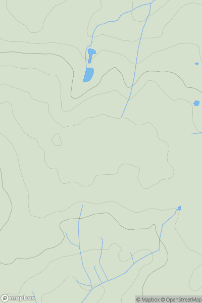Thumbnail image for Whitemans Green showing contour plot for surrounding peak