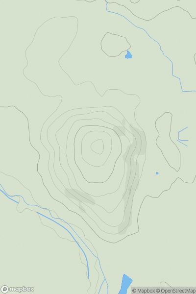 Thumbnail image for Chinthurst Hill showing contour plot for surrounding peak