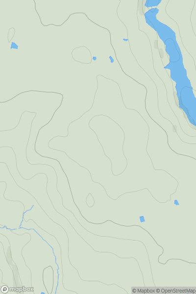 Thumbnail image for Holt's Hill showing contour plot for surrounding peak