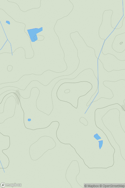 Thumbnail image for The Devil's Jumps East Top showing contour plot for surrounding peak
