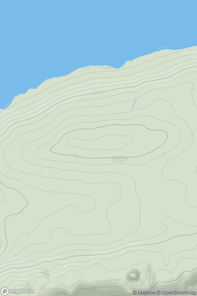 Thumbnail image for Headon Hill showing contour plot for surrounding peak